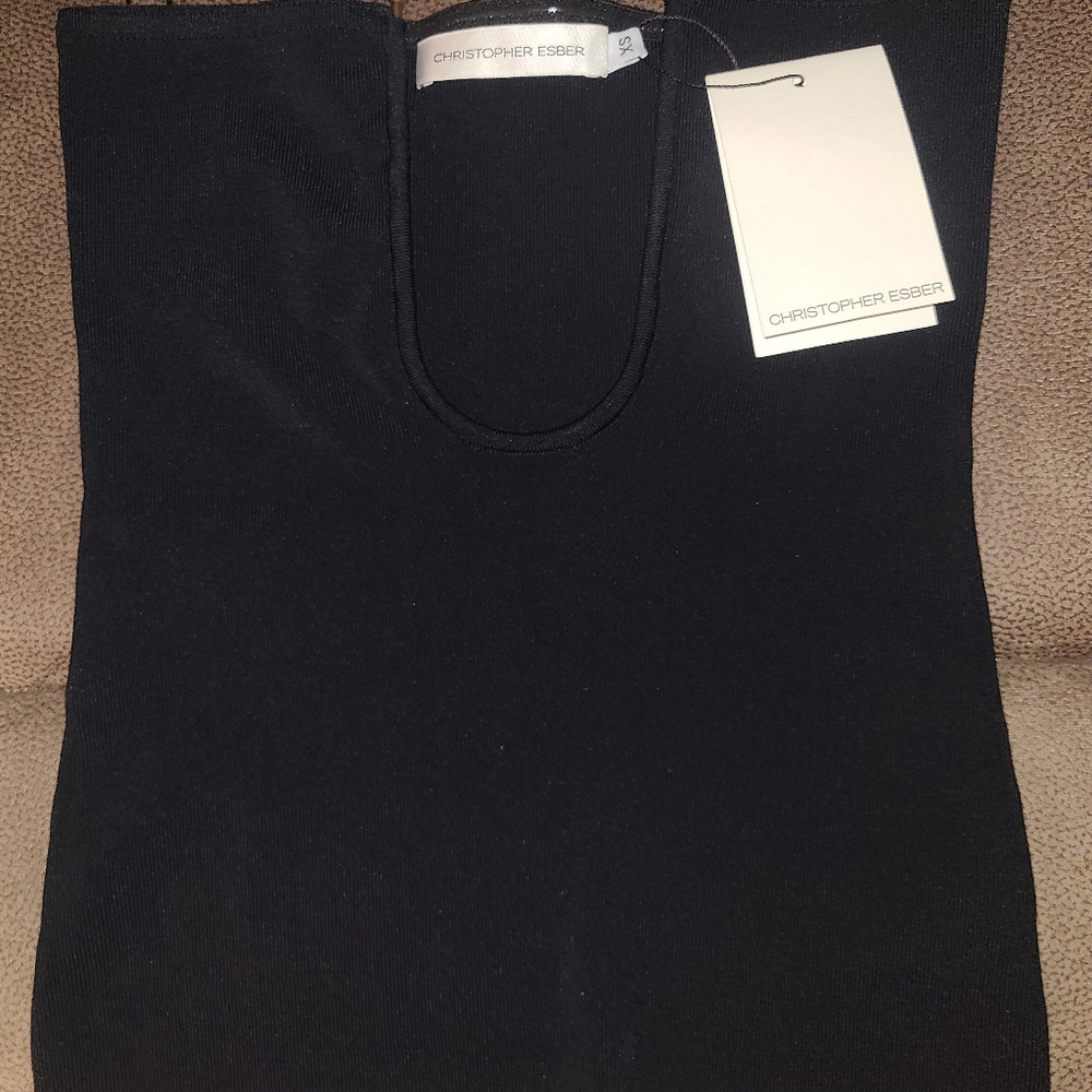 Christopher Esber U Neckline Orbit Bustier Top Women's Size XS - Picture 5 of 5